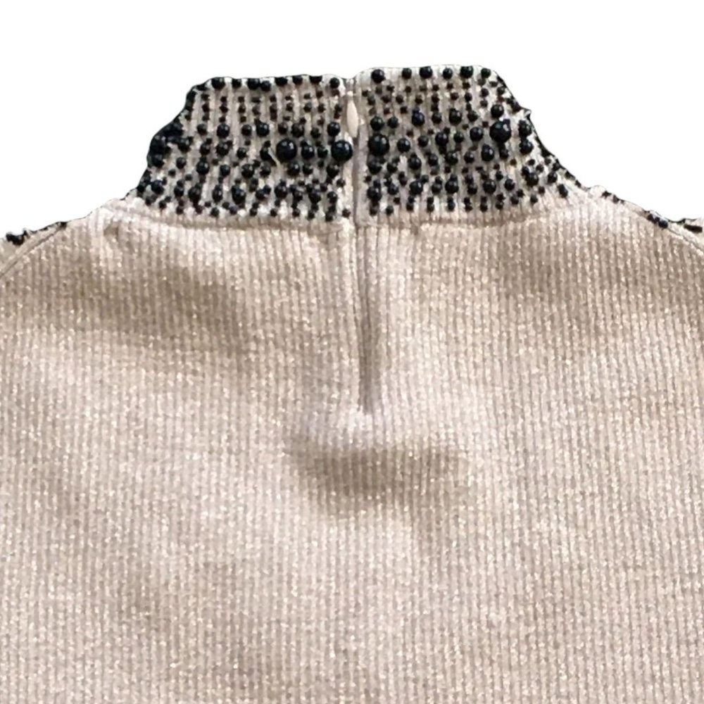 Grace Elements Shell Decorative Beaded Neckline - Picture 5 of 9